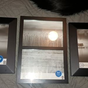 Black picture frames